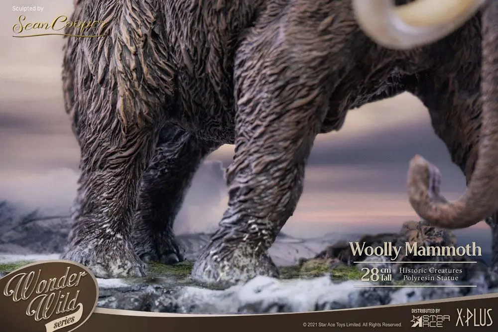 Historic Creatures The Wonder Wild Series Statue The Woolly Mammoth 28 cm product photo