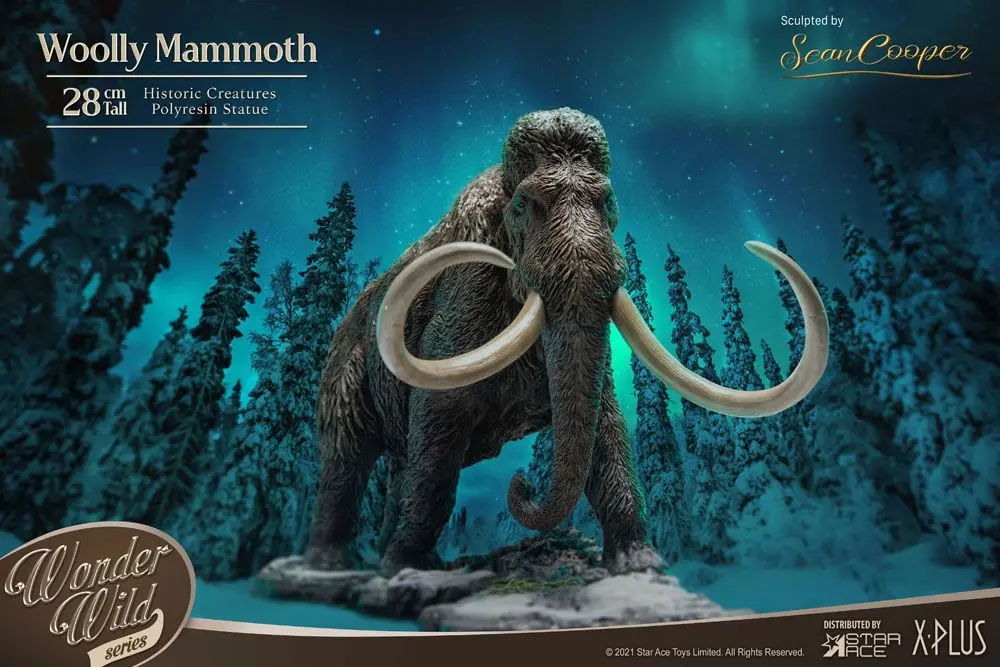 Historic Creatures The Wonder Wild Series Statue The Woolly Mammoth 28 cm product photo