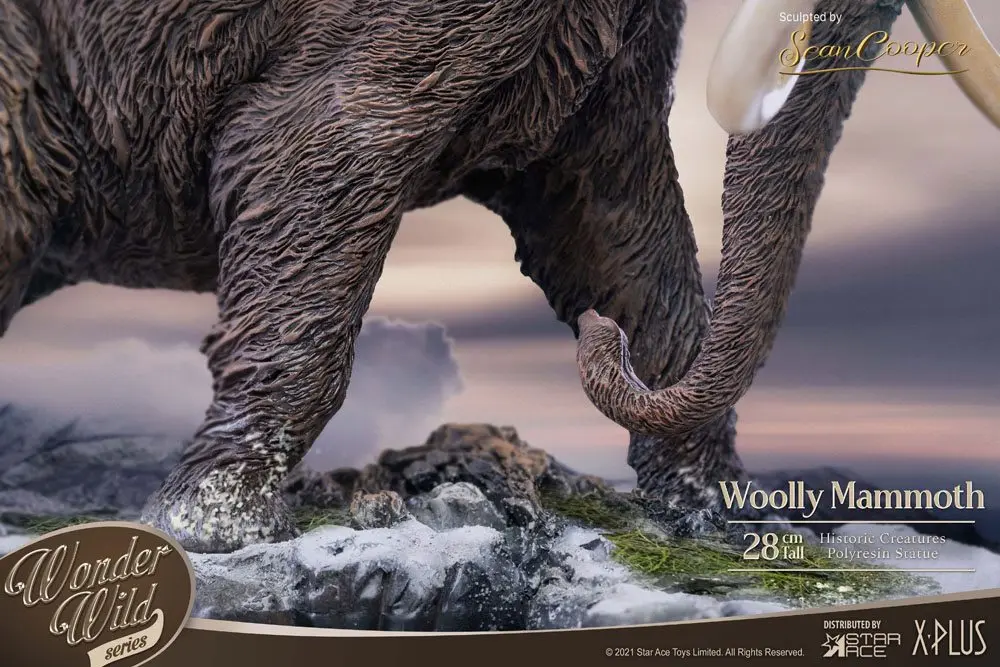 Historic Creatures The Wonder Wild Series Statue The Woolly Mammoth 28 cm product photo