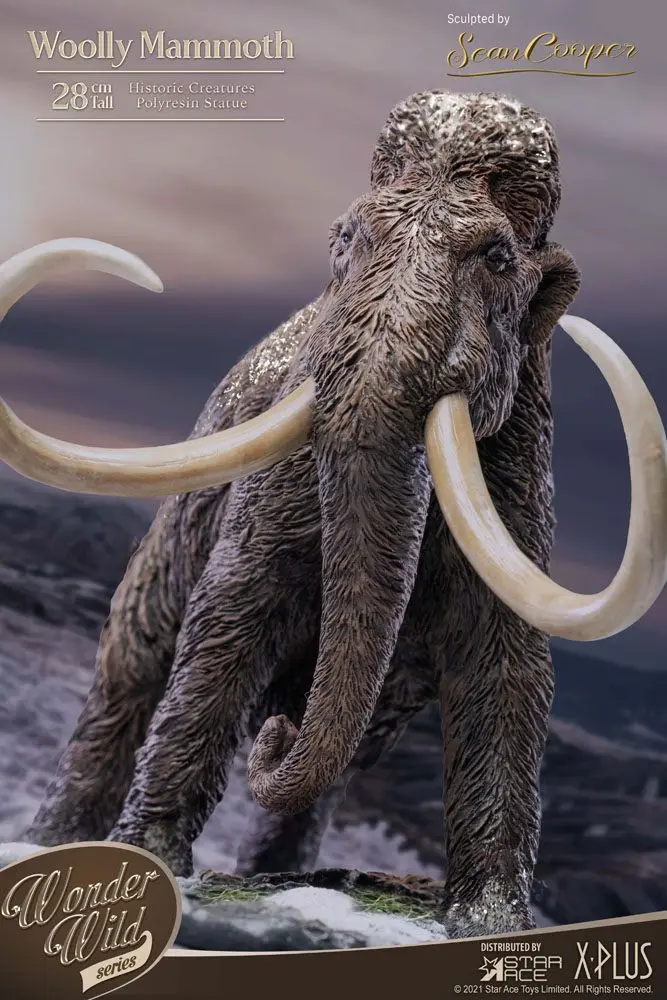 Historic Creatures The Wonder Wild Series Statue The Woolly Mammoth 28 cm product photo