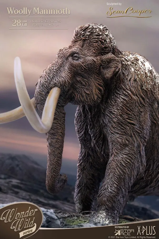 Historic Creatures The Wonder Wild Series Statue The Woolly Mammoth 28 cm product photo