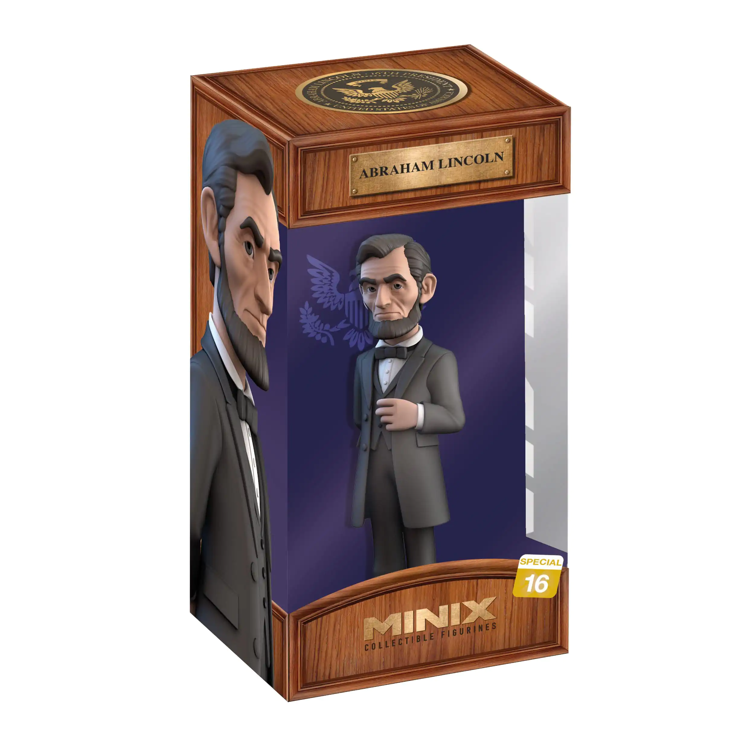 Historical Figures Minix Figure Abraham Lincoln 16th President of the United States 12 cm termékfotó