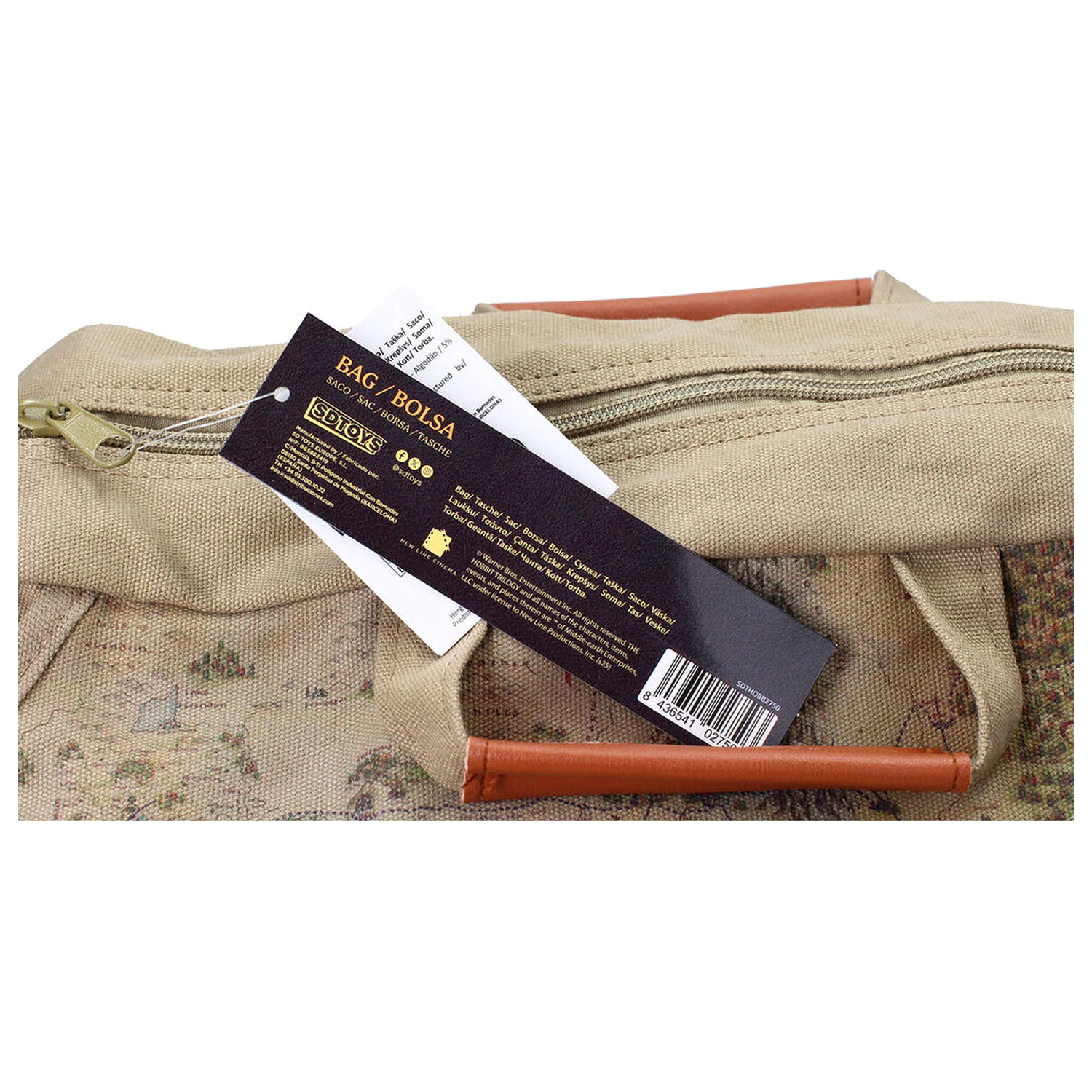 Hobbit Map fabric shoulder bag product photo