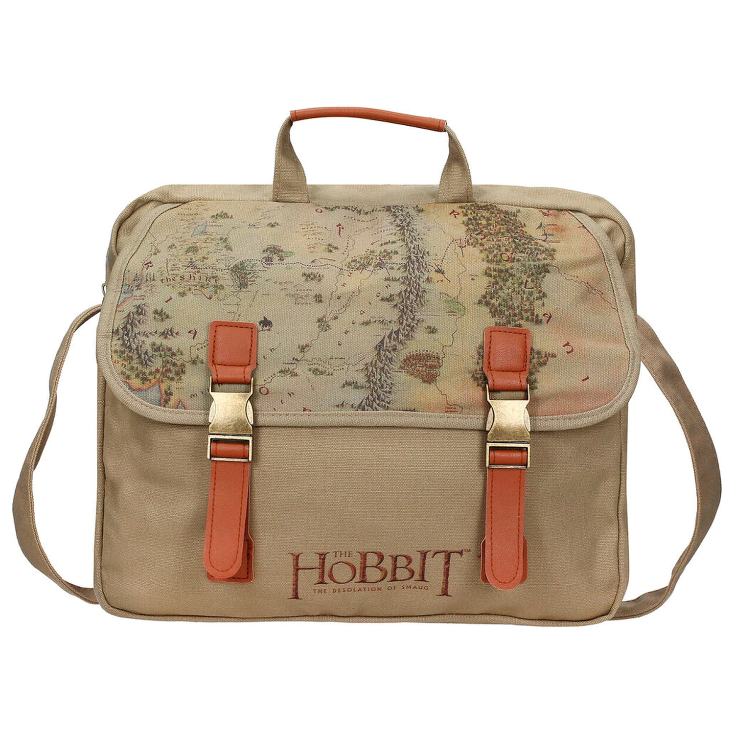Hobbit Map fabric shoulder bag product photo