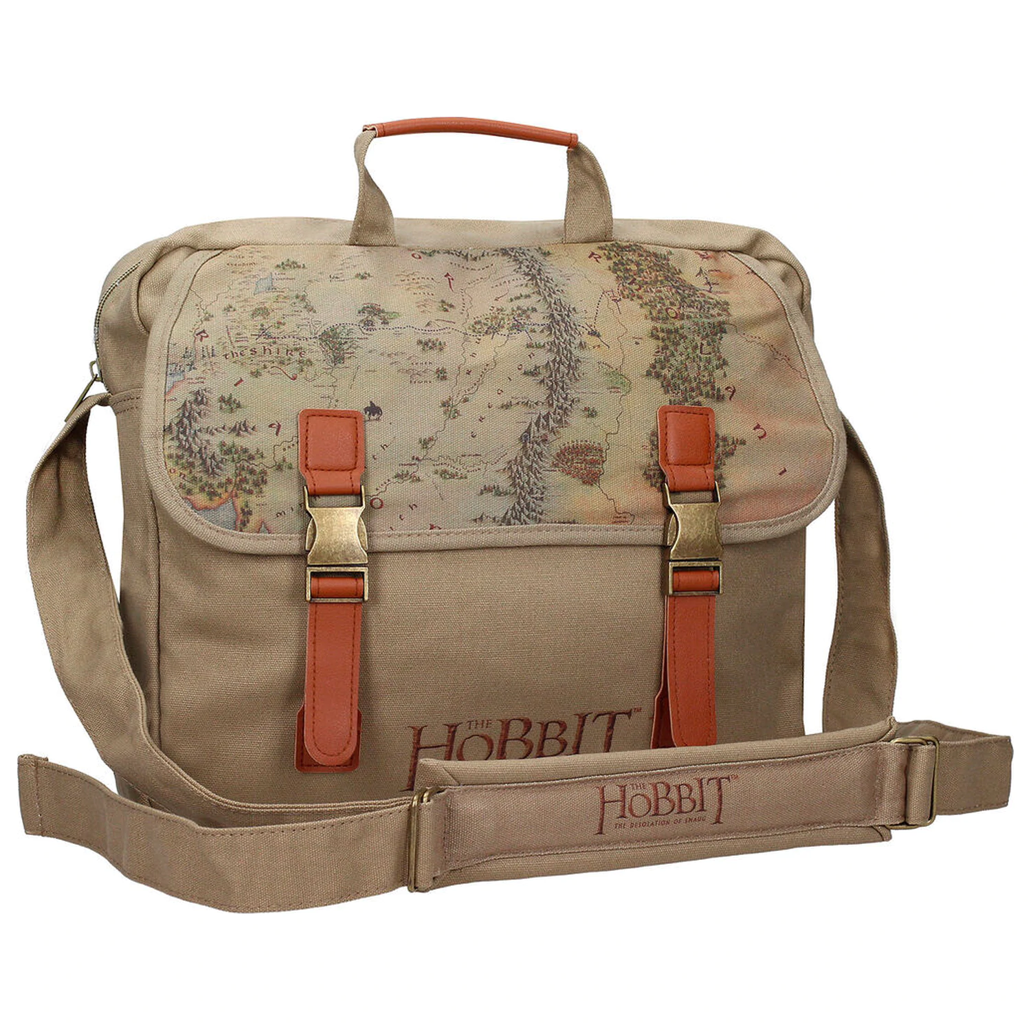 Hobbit Map fabric shoulder bag product photo