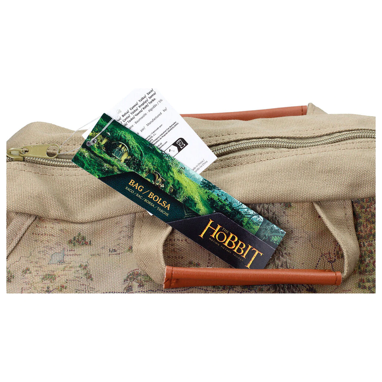 Hobbit Map fabric shoulder bag product photo
