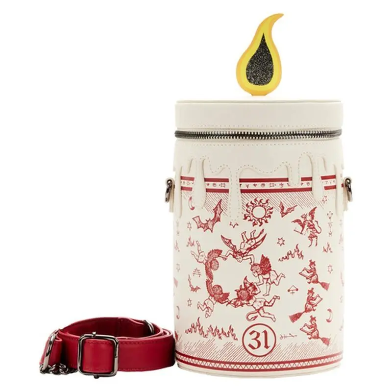 Loungefly Hocus Pocus Black flame candle shoulder bag product photo