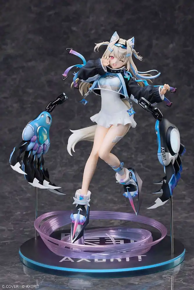 Hololive Production PVC Statue 1/7 Advent Fuwawa Abyssgard AXGRIT Ver. Deluxe Edition 27 cm product photo