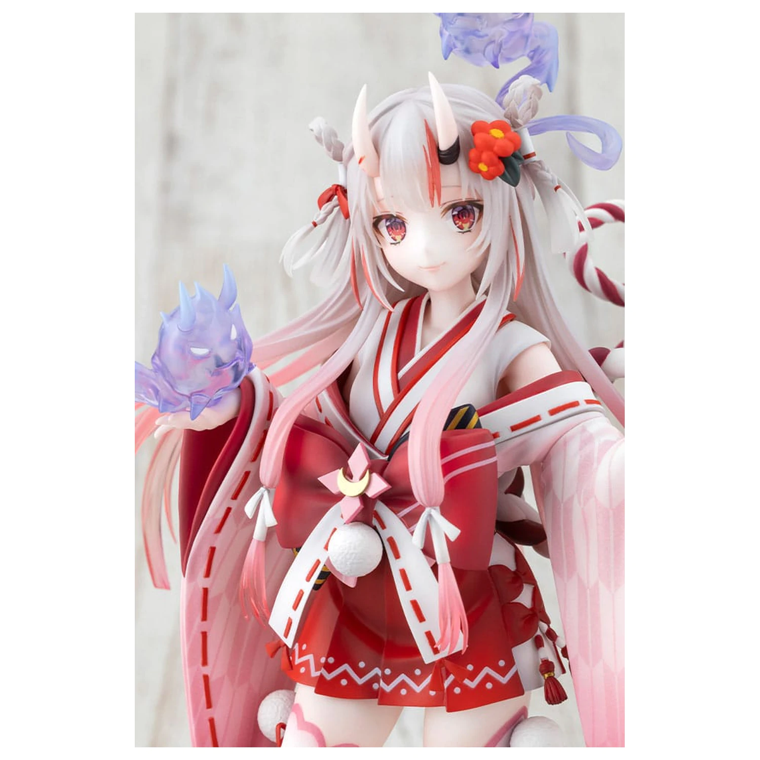Hololive Production PVC Statue 1/7 Nakiri Ayame Shrine Maiden Fortune Outfit Ver. 26 cm    product photo