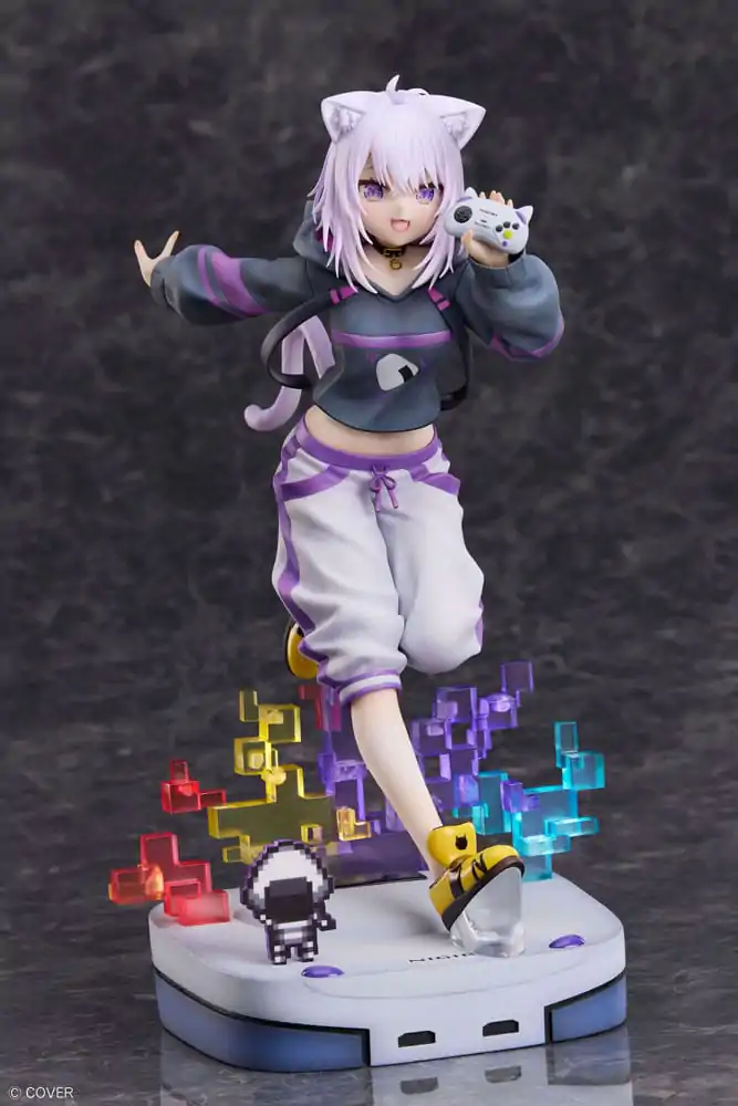 Hololive Production PVC Statue 1/7 Nekomata Okayu We Are Gamers Ver. 23 cm product photo