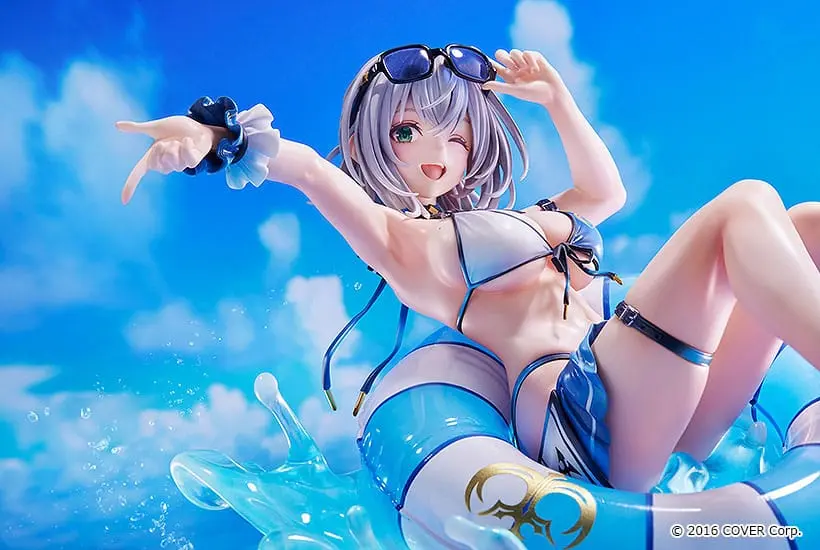 Hololive Production PVC Statue 1/7 Shirogane Noel: Swimsuit Ver. 15 cm termékfotó