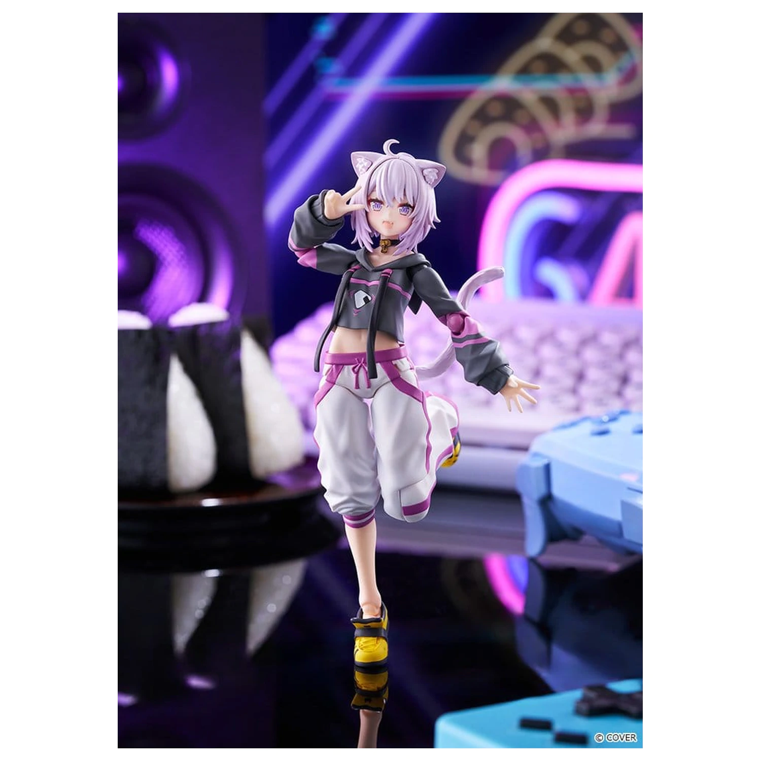 Hololive Production figma Action Figure Nekomata Okayu 14 cm product photo