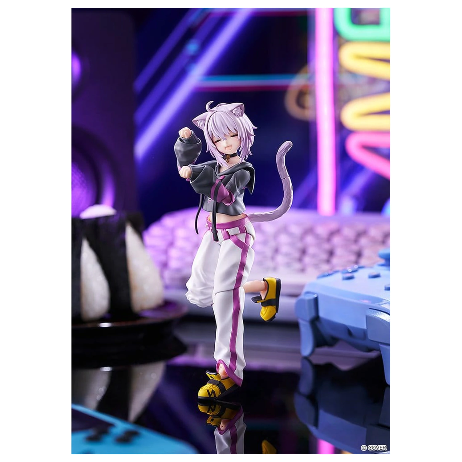 Hololive Production figma Action Figure Nekomata Okayu 14 cm product photo