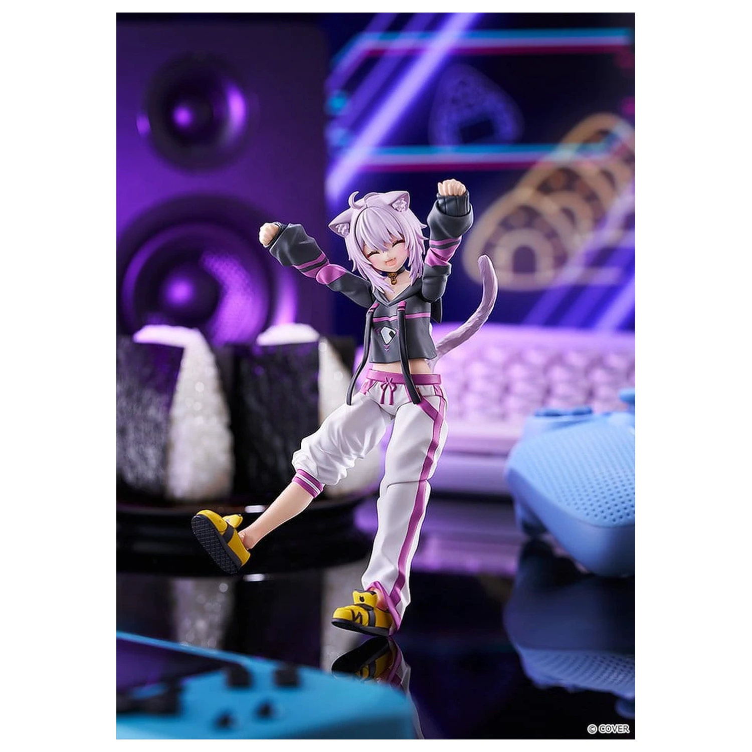 Hololive Production figma Action Figure Nekomata Okayu 14 cm product photo