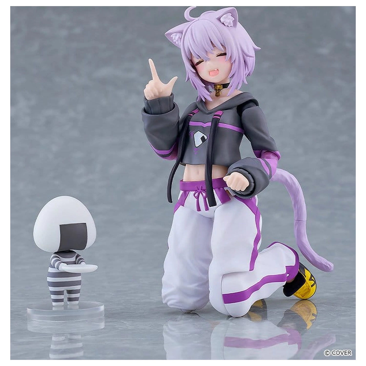 Hololive Production figma Action Figure Nekomata Okayu 14 cm product photo