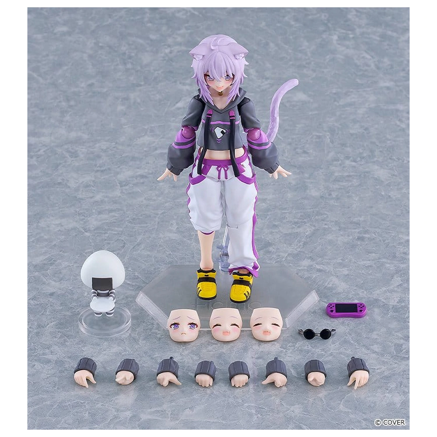 Hololive Production figma Action Figure Nekomata Okayu 14 cm product photo