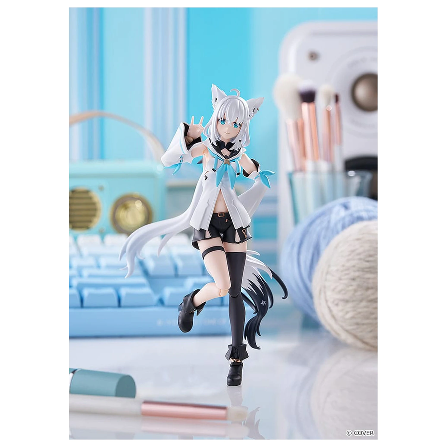 Hololive Production Figma Action Figure Shirakami Fubuki 15 cm       product photo