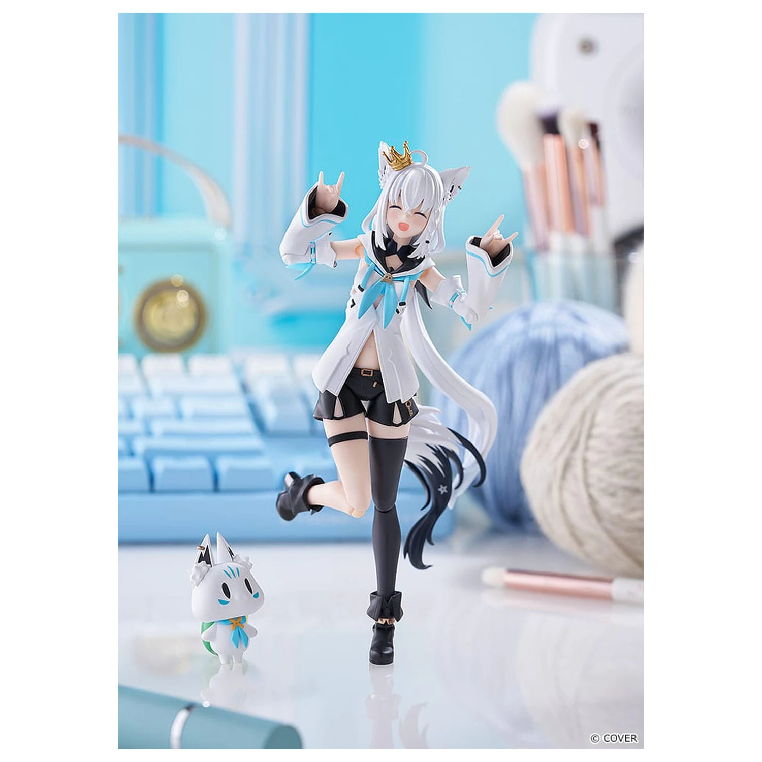 Hololive Production Figma Action Figure Shirakami Fubuki 15 cm       product photo