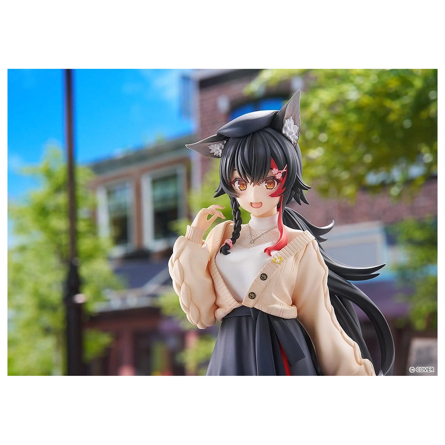 Hololive Production G.S. Collection PVC Figure 1/7 Ookami Mio Date Style - Street Outfit Ver. 24 cm product photo