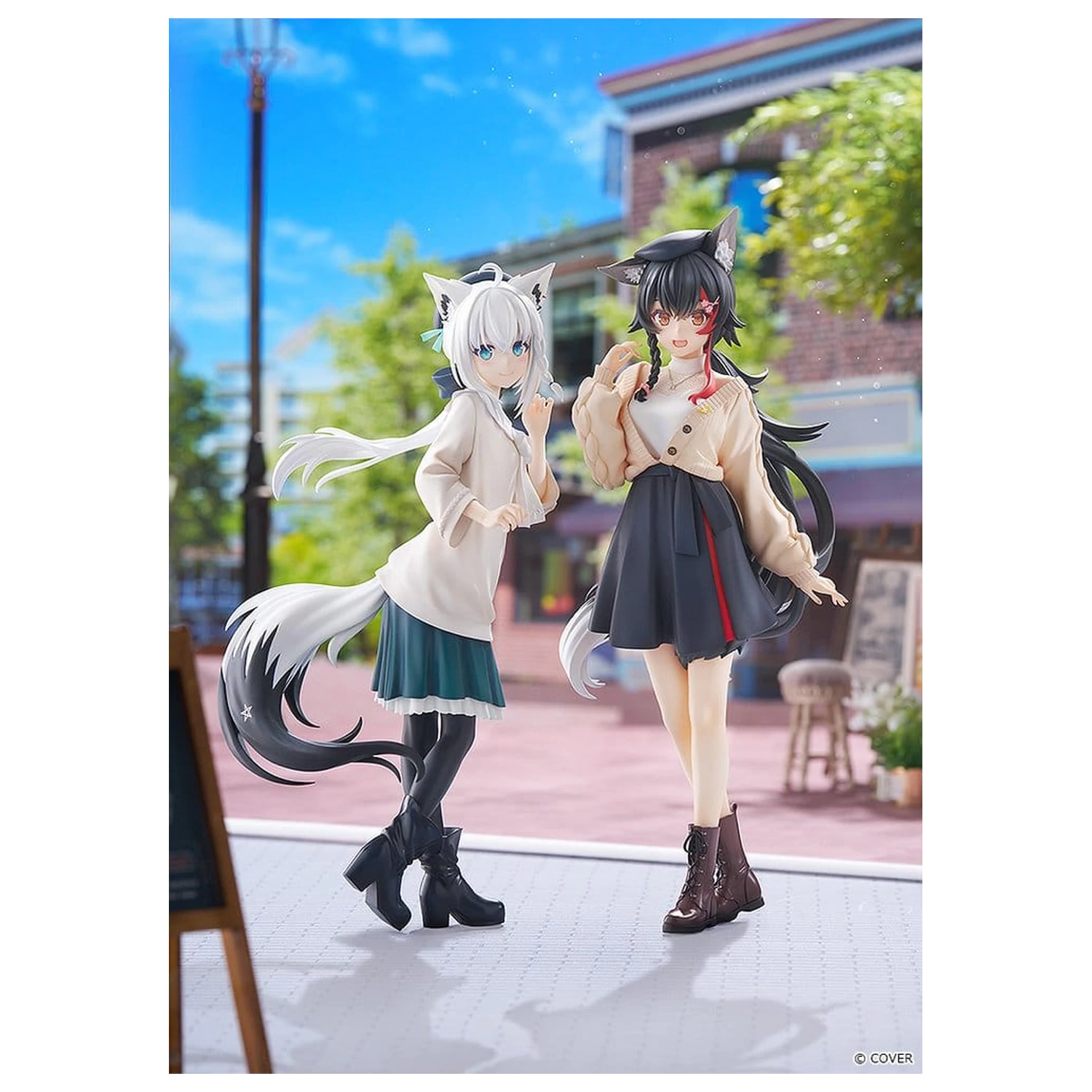 Hololive Production G.S. Collection PVC Figure 1/7 Ookami Mio Date Style - Street Outfit Ver. 24 cm product photo