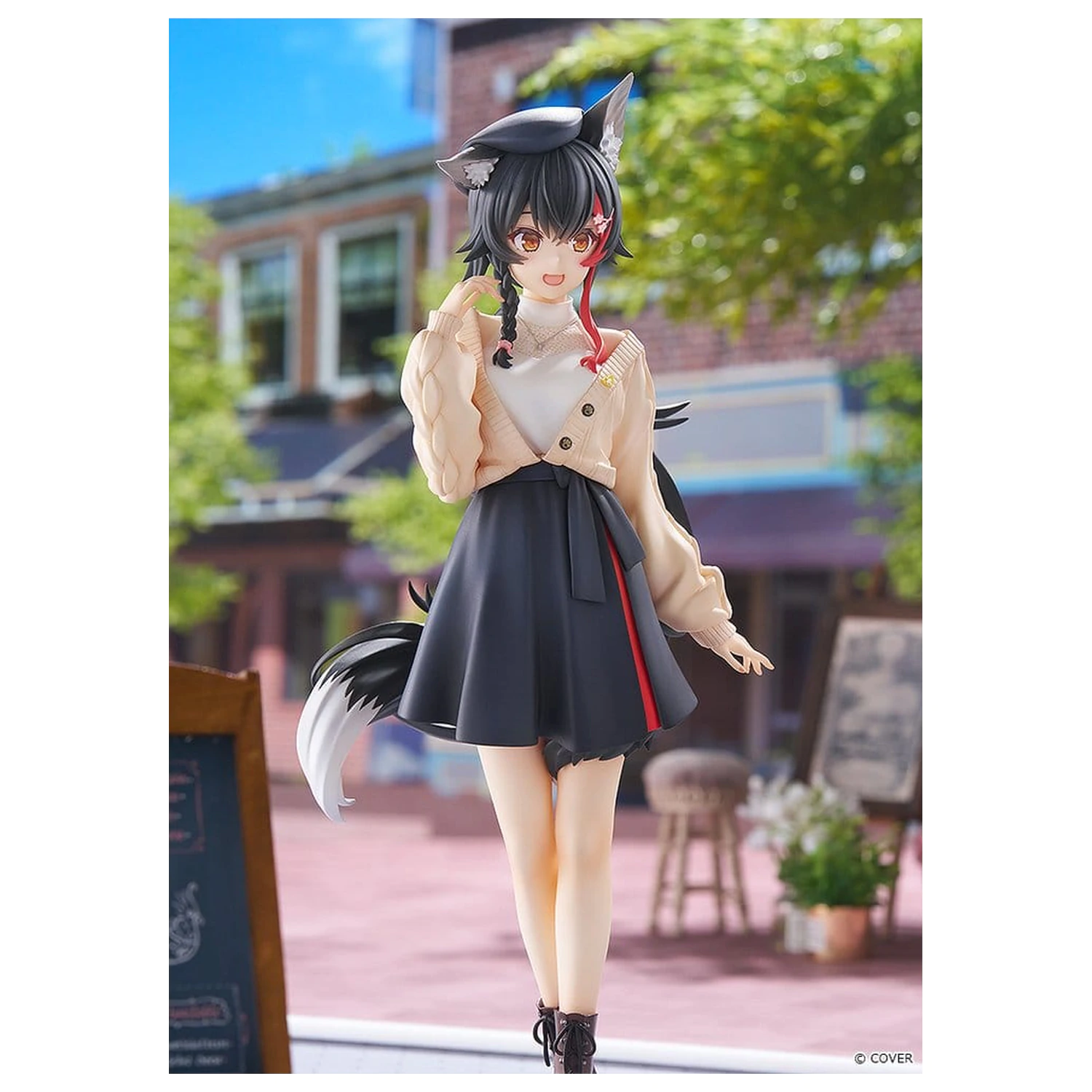 Hololive Production G.S. Collection PVC Figure 1/7 Ookami Mio Date Style - Street Outfit Ver. 24 cm product photo