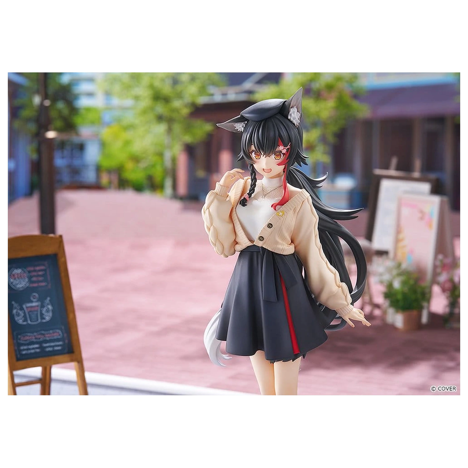 Hololive Production G.S. Collection PVC Figure 1/7 Ookami Mio Date Style - Street Outfit Ver. 24 cm product photo