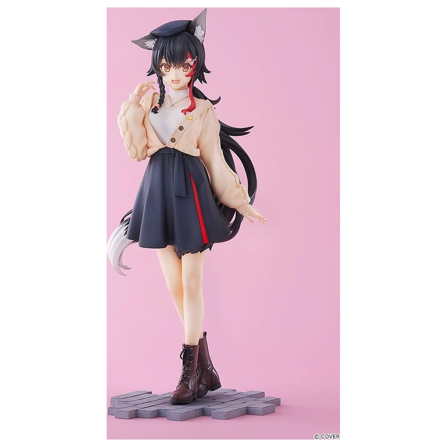 Hololive Production G.S. Collection PVC Figure 1/7 Ookami Mio Date Style - Street Outfit Ver. 24 cm product photo