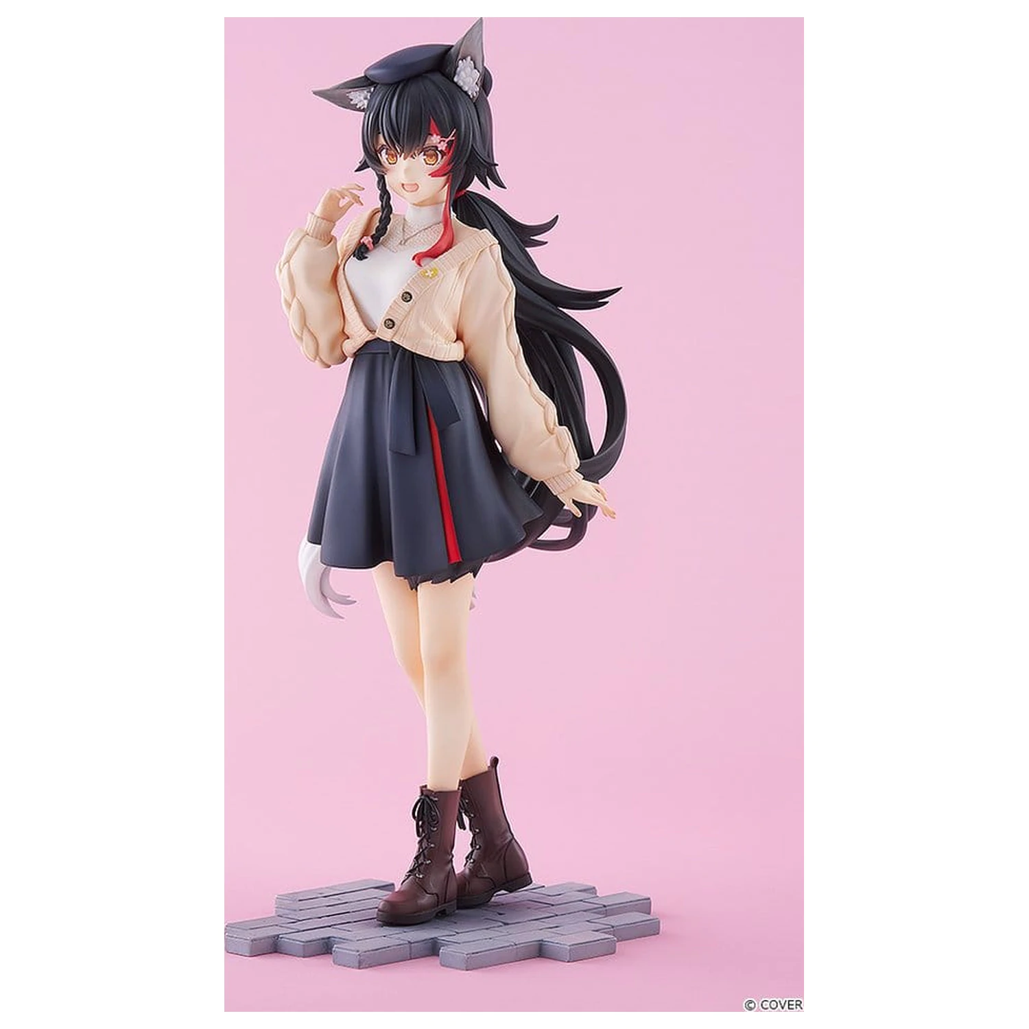 Hololive Production G.S. Collection PVC Figure 1/7 Ookami Mio Date Style - Street Outfit Ver. 24 cm product photo