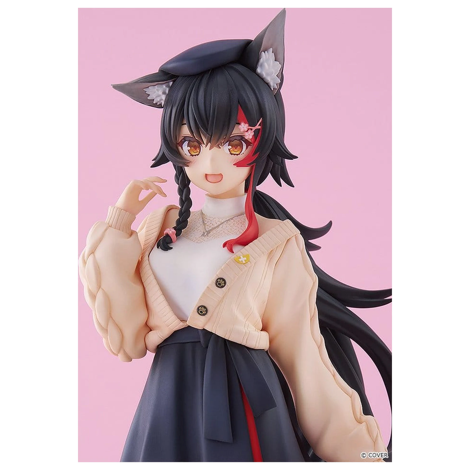 Hololive Production G.S. Collection PVC Figure 1/7 Ookami Mio Date Style - Street Outfit Ver. 24 cm product photo