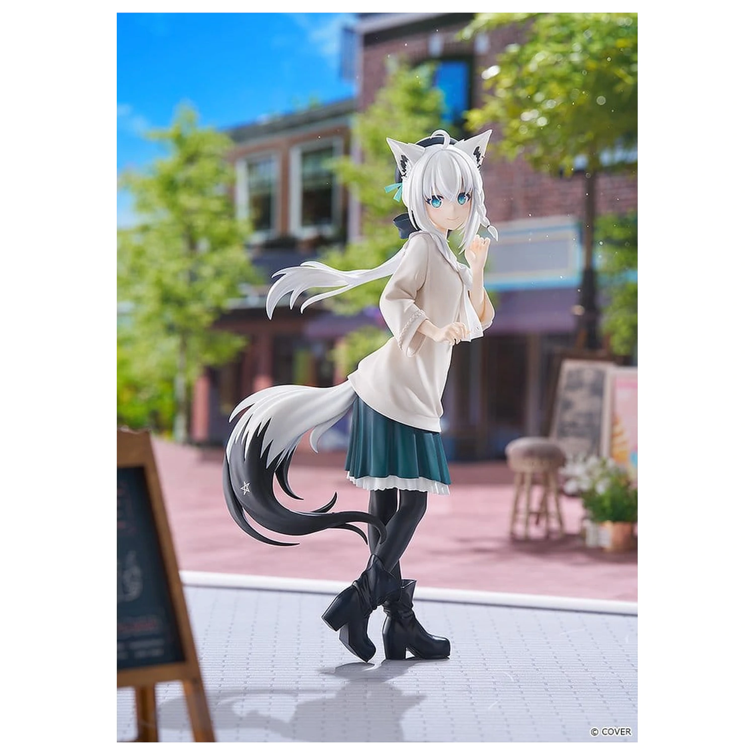 Hololive Production G.S. Collection PVC Figure 1/7 Shirakami Fubuki: Date Style - Casual Outfit Ver. 22 cm product photo