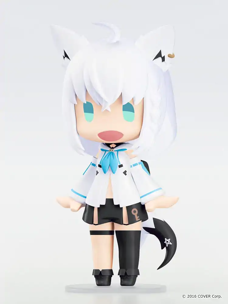 Hololive Production HELLO! GOOD SMILE Action Figure Shirakami Fubuki 10 cm product photo