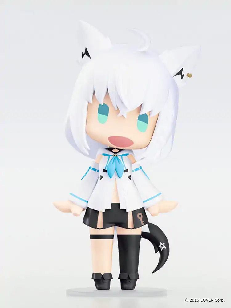 Hololive Production HELLO! GOOD SMILE Action Figure Shirakami Fubuki 10 cm product photo