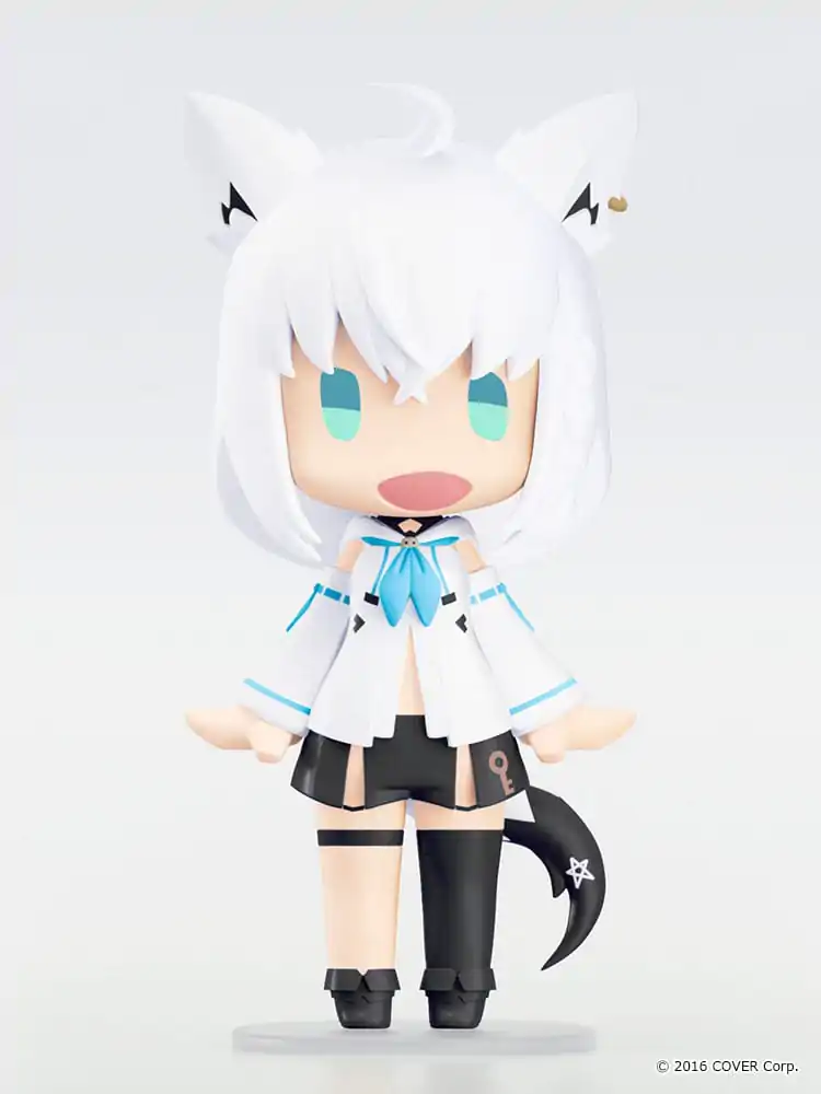 Hololive Production HELLO! GOOD SMILE Action Figure Shirakami Fubuki 10 cm product photo