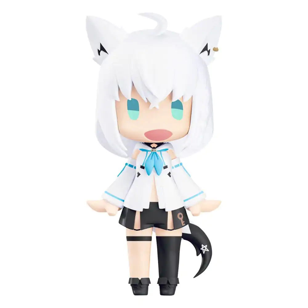 Hololive Production HELLO! GOOD SMILE Action Figure Shirakami Fubuki 10 cm product photo