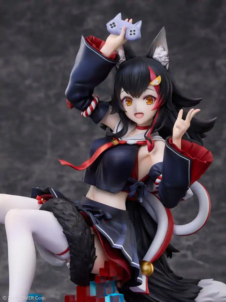 Hololive Production PVC Statue 1/7 Ookami Mio We Are Gamers Ver. 22 cm product photo
