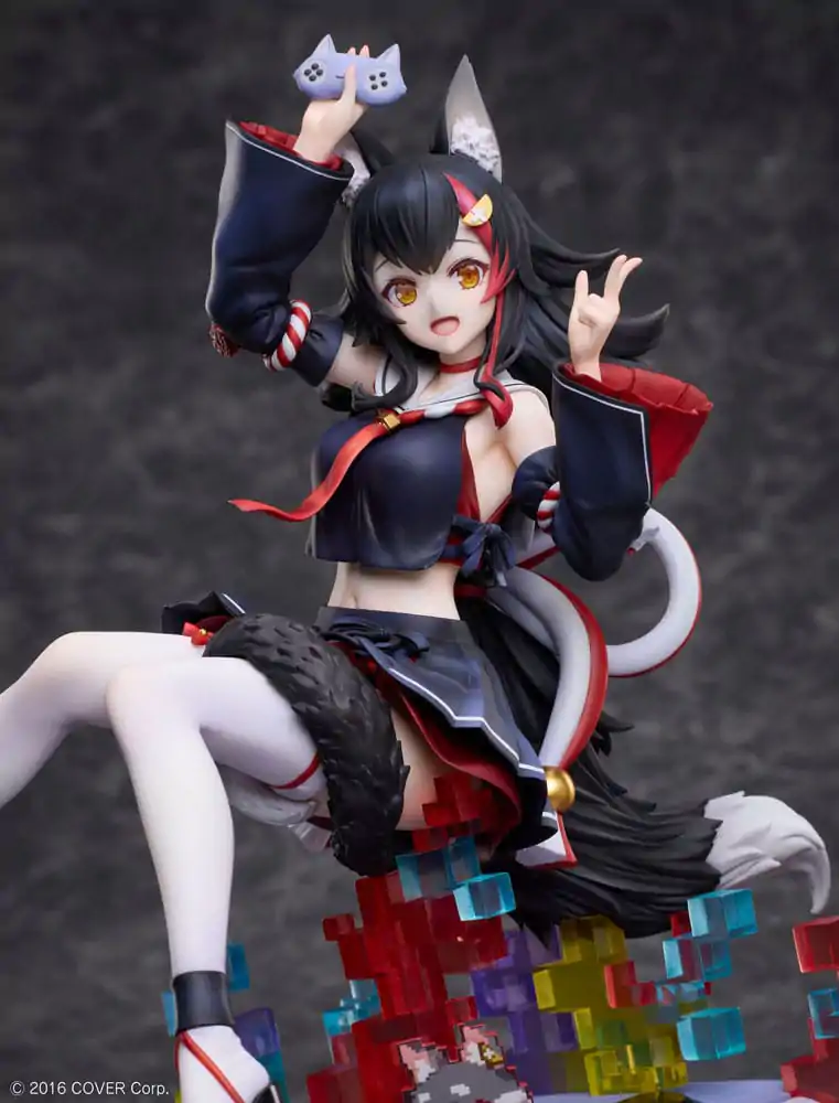 Hololive Production PVC Statue 1/7 Ookami Mio We Are Gamers Ver. 22 cm product photo