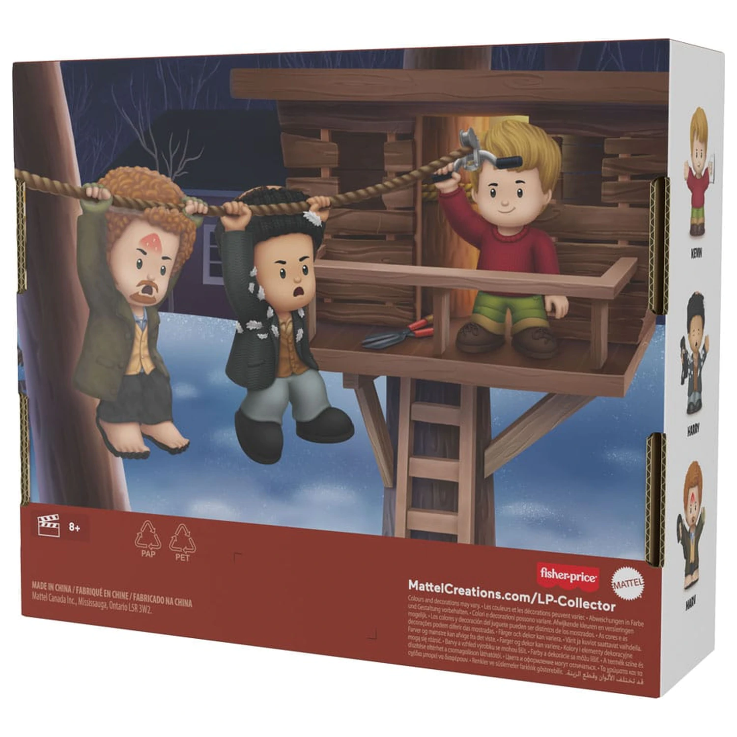 Home Alone Fisher-Price Little People Collector Mini Figures 3-Pack 7 cm product photo