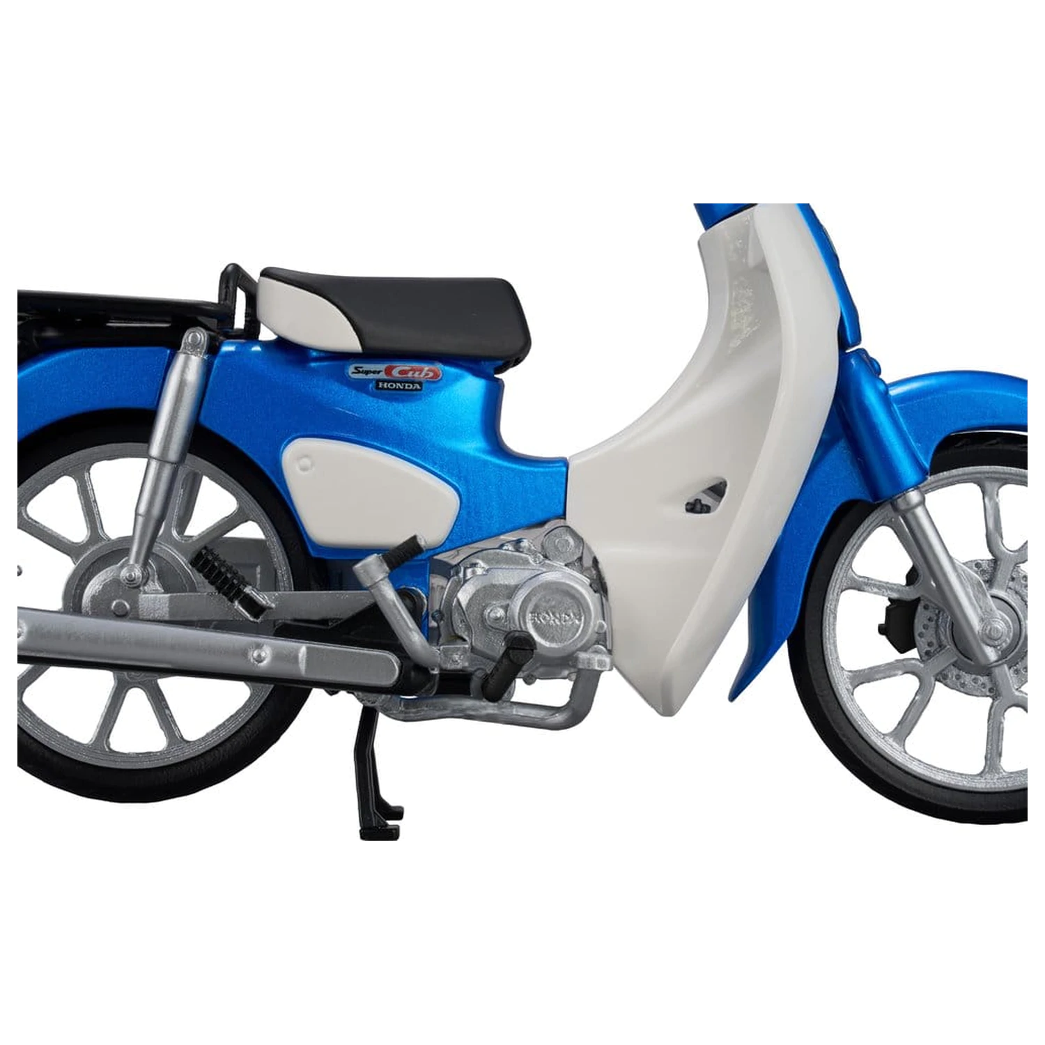Honda Kaitanics Plastic Model Kit Super Cub 110 Glint Wave Blue Metalic product photo