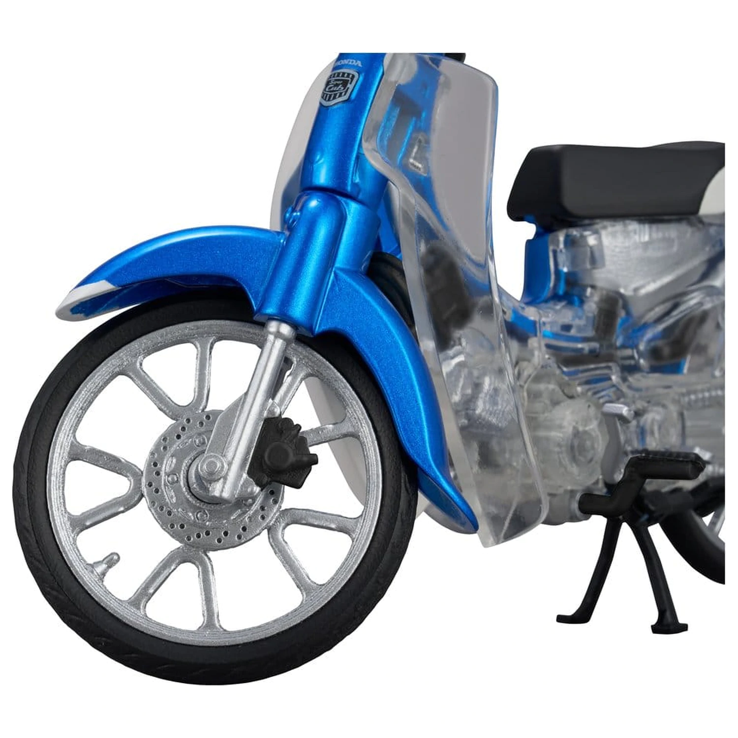 Honda Kaitanics Plastic Model Kit Super Cub 110 Glint Wave Blue Metalic product photo