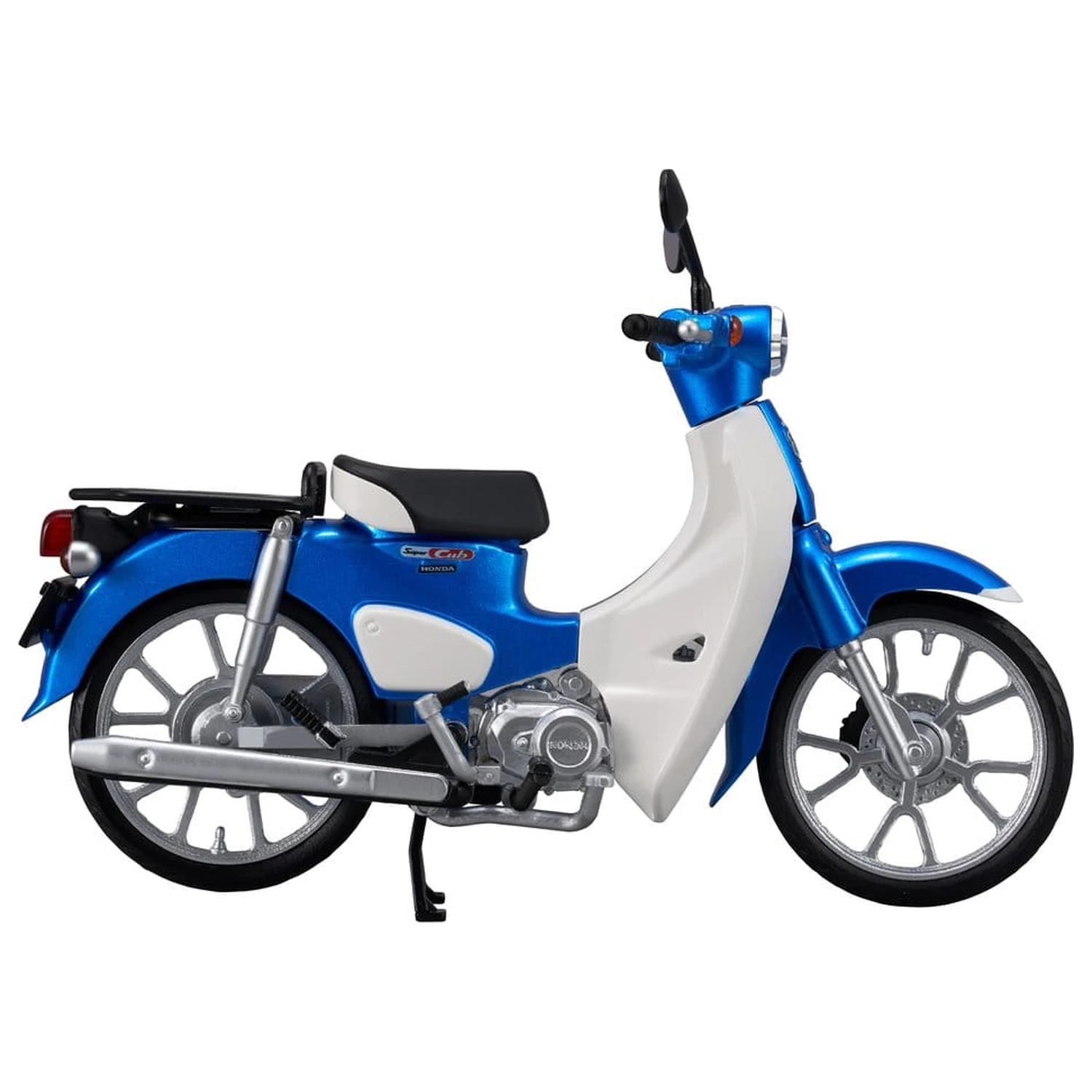Honda Kaitanics Plastic Model Kit Super Cub 110 Glint Wave Blue Metalic product photo