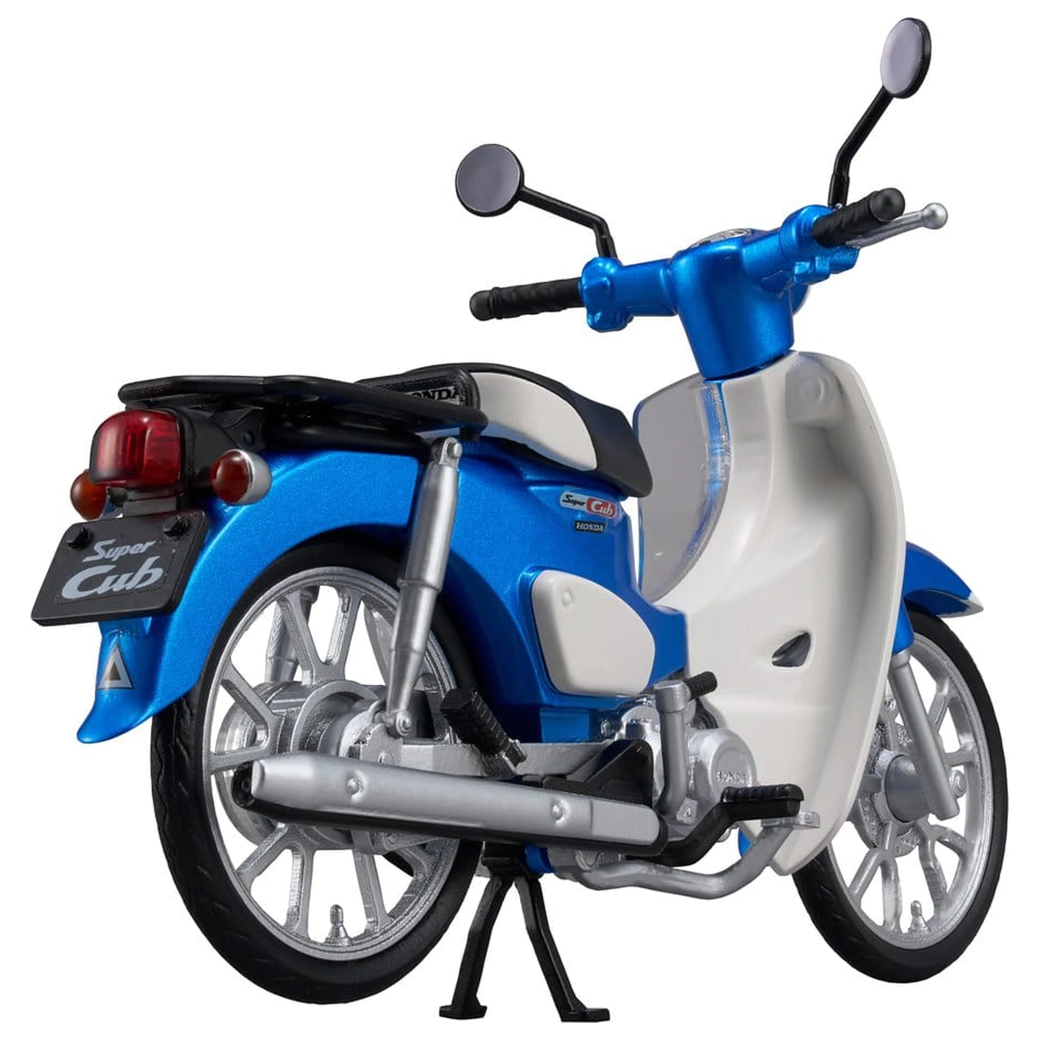 Honda Kaitanics Plastic Model Kit Super Cub 110 Glint Wave Blue Metalic product photo