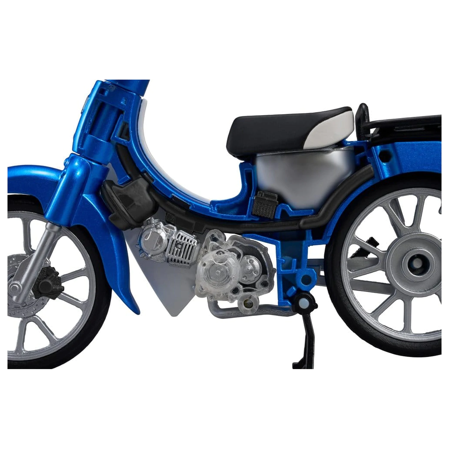 Honda Kaitanics Plastic Model Kit Super Cub 110 Glint Wave Blue Metalic product photo