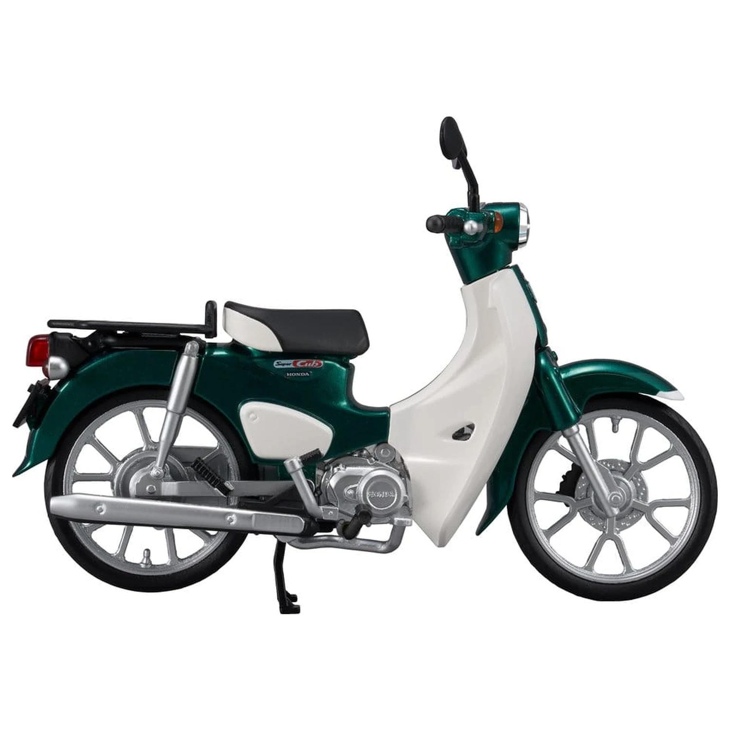 Honda Kaitanics Plastic Model Kit Super Cub 110 Tasmania Green Metallic product photo