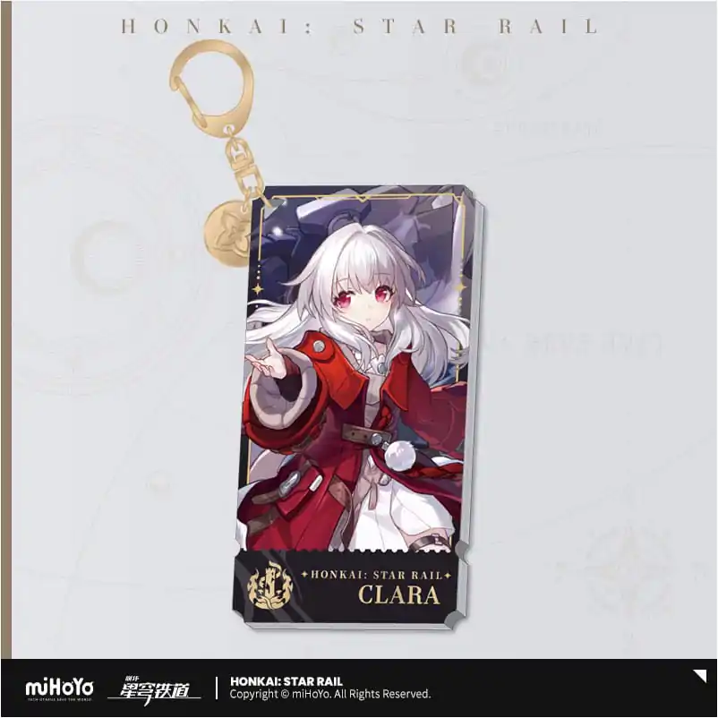 Honkai: Star Rail Character Acrylic Keychain Clara 9 cm termékfotó