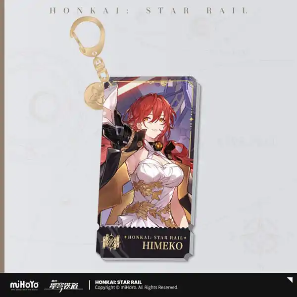 Honkai: Star Rail Character Acrylic Keychain Himeko 9 cm termékfotó