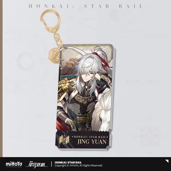 Honkai: Star Rail Character Acrylic Keychain Jing Yuan 9 cm termékfotó