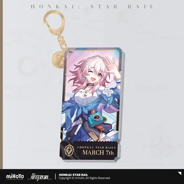 Honkai: Star Rail Character Acrylic Keychain March 7th 9 cm termékfotó