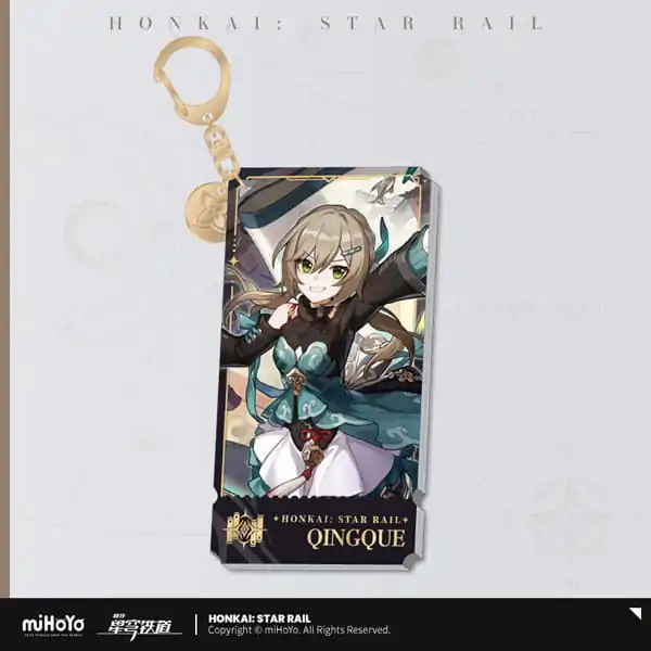 Honkai: Star Rail Character Acrylic Keychain Qingque 9 cm termékfotó