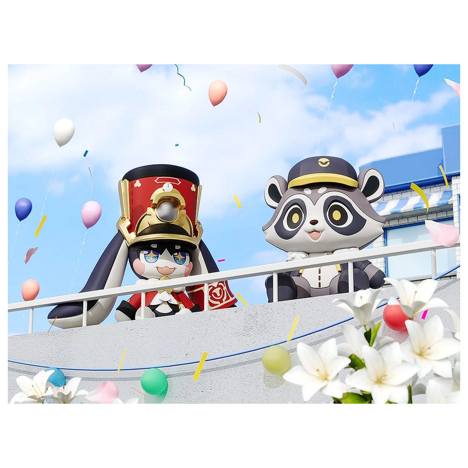 Honkai: Star Rail Huggy Good Smile Mini Figure Baseball Raccoon 7 cm product photo