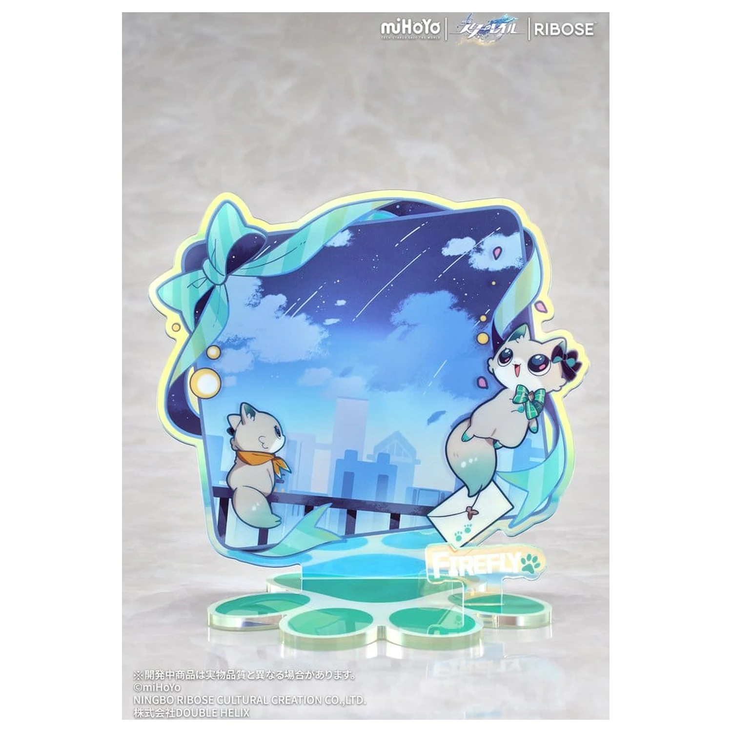Honkai: Star Rail Rise Up+ Chibi Cat Series Mini Figure Firefly Ver. 18 cm product photo
